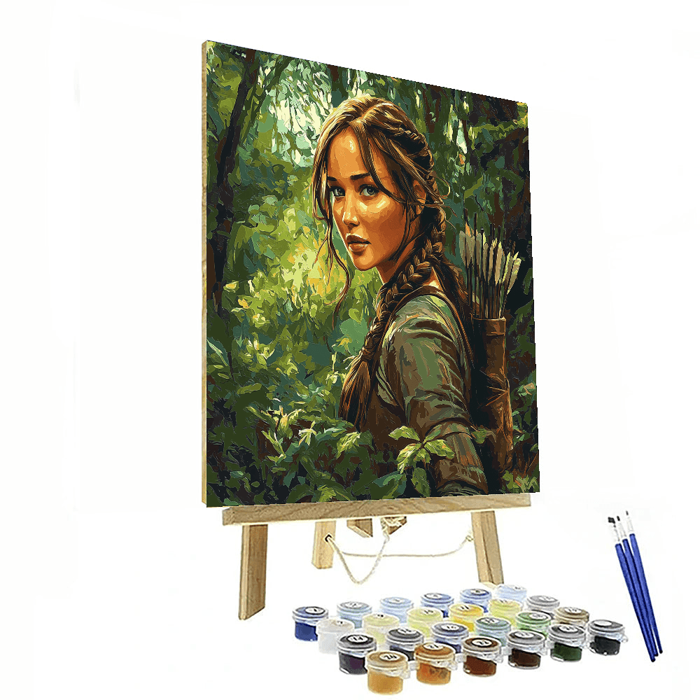 Jennifer Lawrence: From The Hunger Games To Cinematic Grace Painting Number Kit