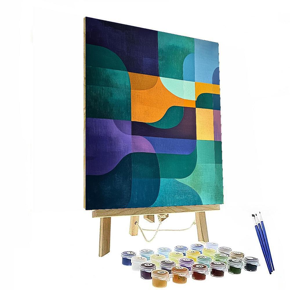 Paul Cézanne Inspired Fusion Of Shapes  Painting By Numbers Kit