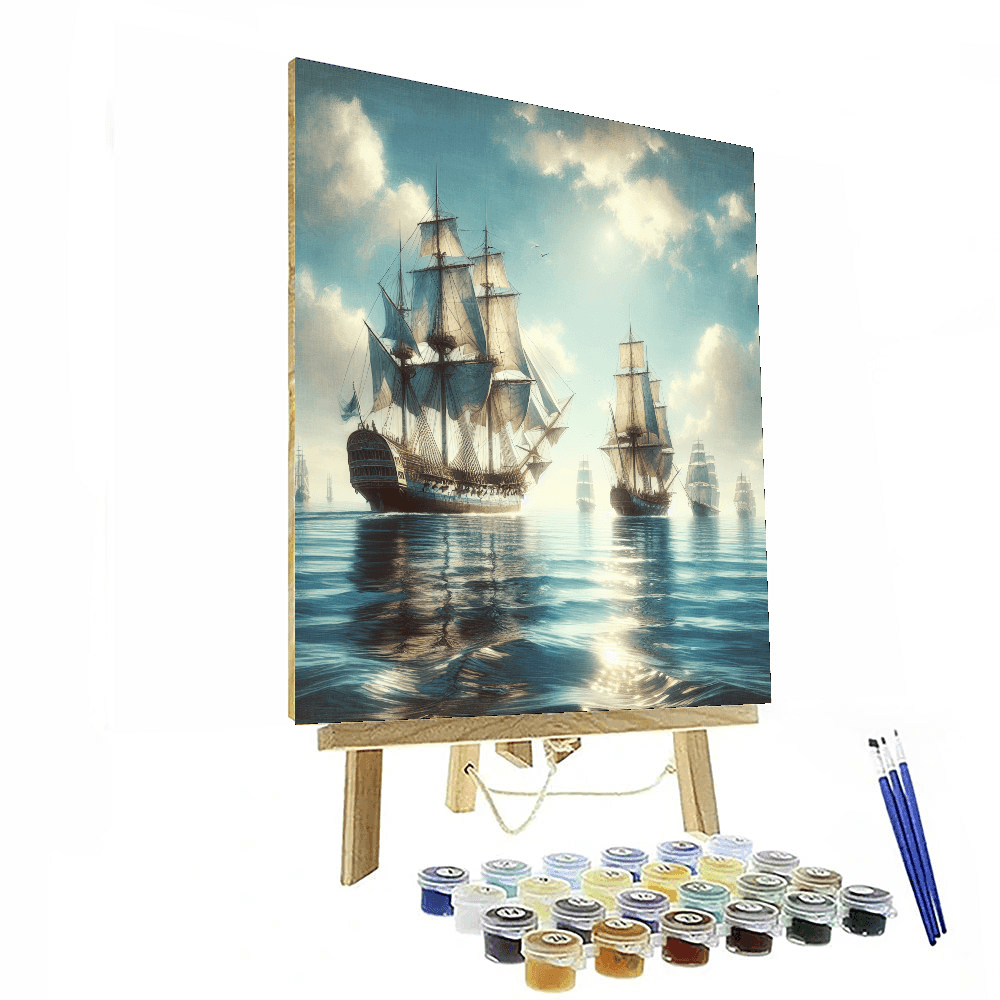 Classic Sailing Adventure DIY Paint By Numbers