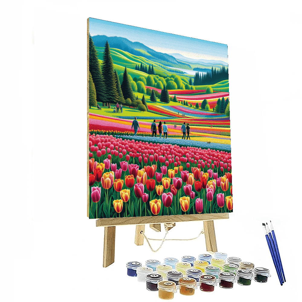 Skagit Valley Tulip Festival - Usa Paint By Numbers Kits