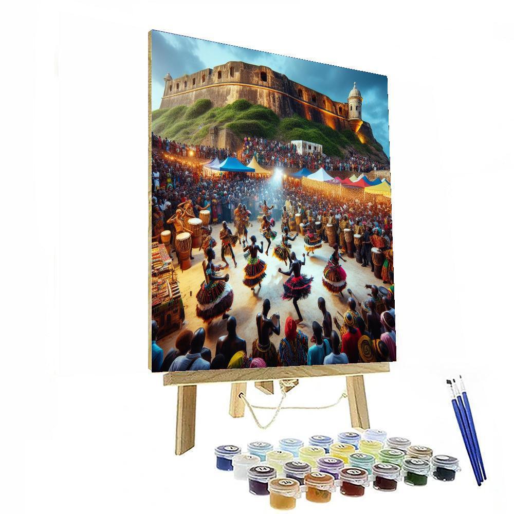 Panafest - Cape Coast Paint By Color