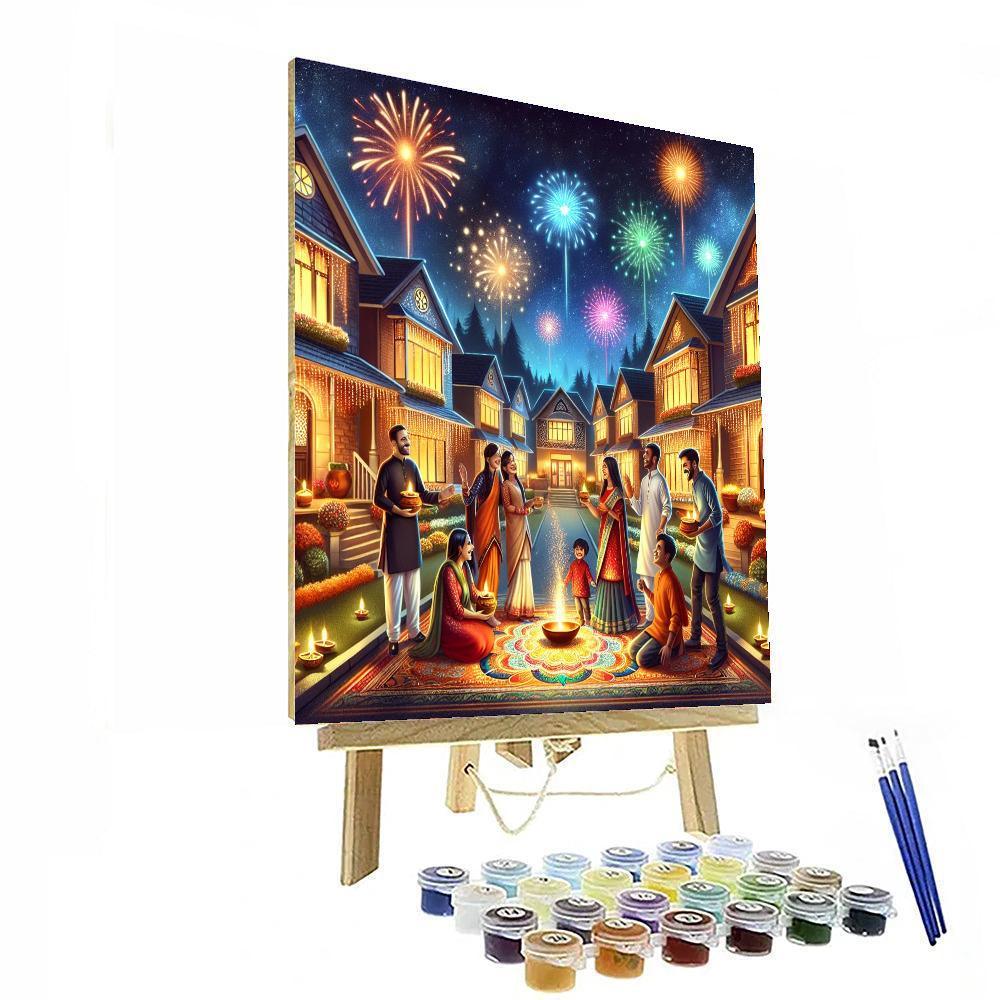 Festival Of Lights (diwali) Numbered Painting Kits