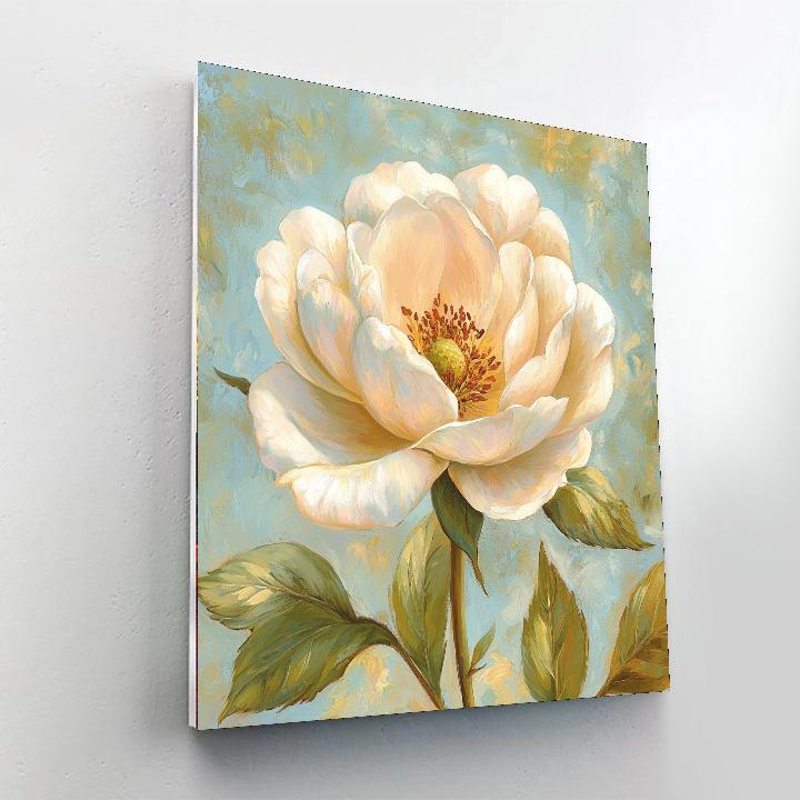 Leonardo Da Vinci Inspired Luminous Blossom  Paint By Numbers Art