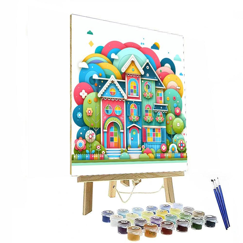 Delightful Dollhouse Paint By Number