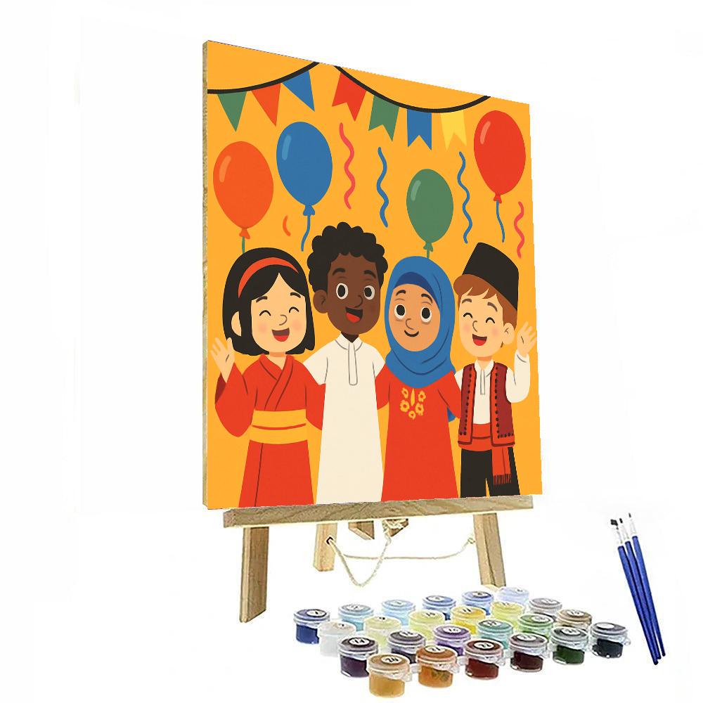 Celebrating Cultures Around The World Paint By Numbers