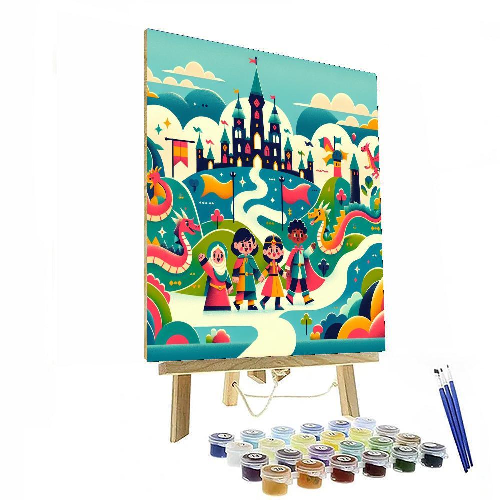 Adventure Kingdom Journey Painting By Numbers Kit