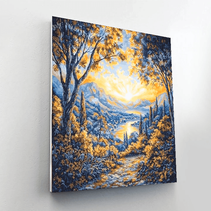 Leonardo Da Vinci Inspired Da Vinci's Renaissance Daydream  Painting By Numbers Kit