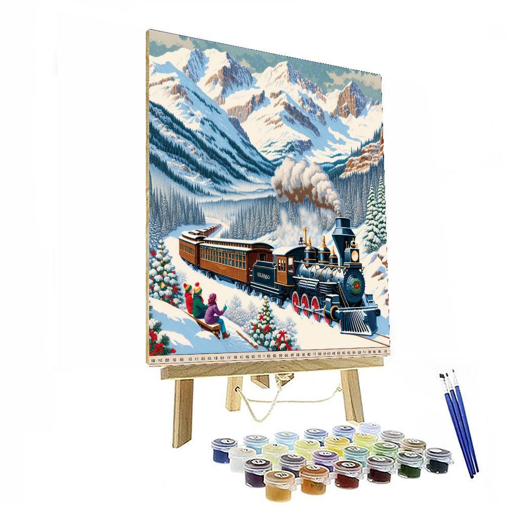 Durango & Silverton Narrow Gauge Railroad Winter Train - Usa Number Painting