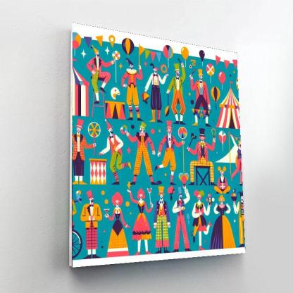 Circus Big Top Spectacle Number Painting