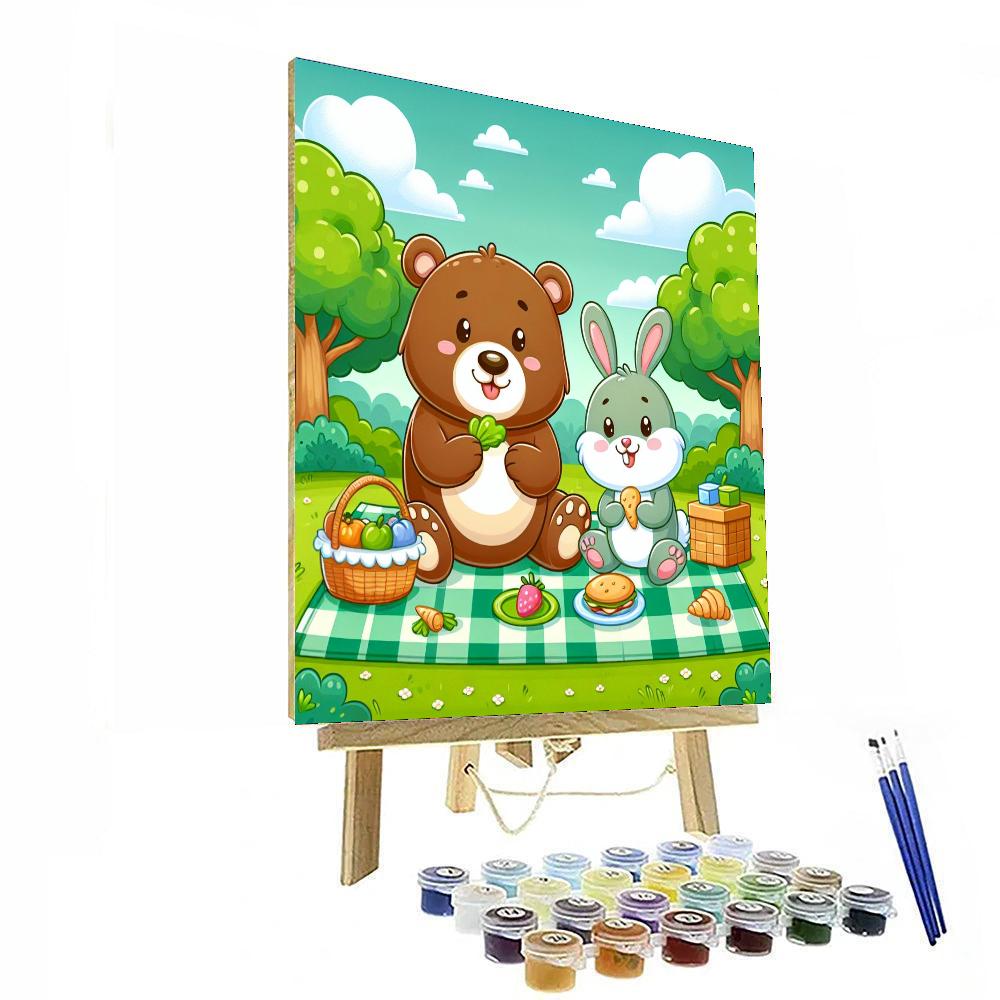 Cheery Picnic Paint By Number