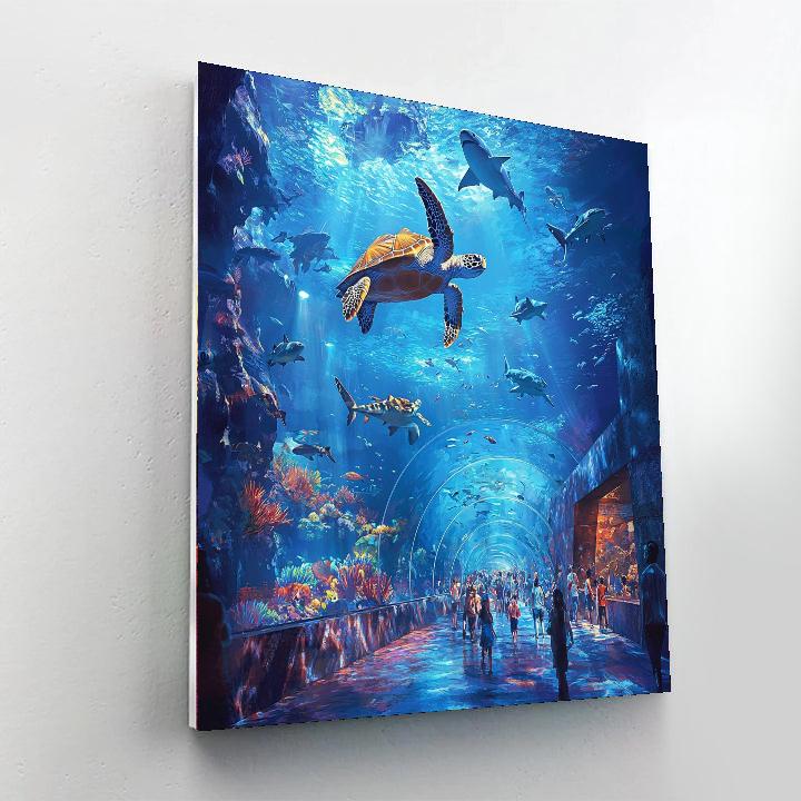 Maui Ocean Center - Hawaii Numbered Painting Kits