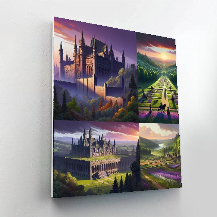 Castle Dreams Majesty Paint By Numbers