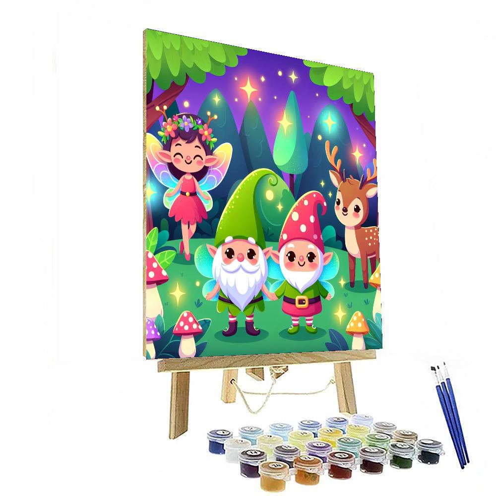 Magical Forest Enchantment Painting Number Kit