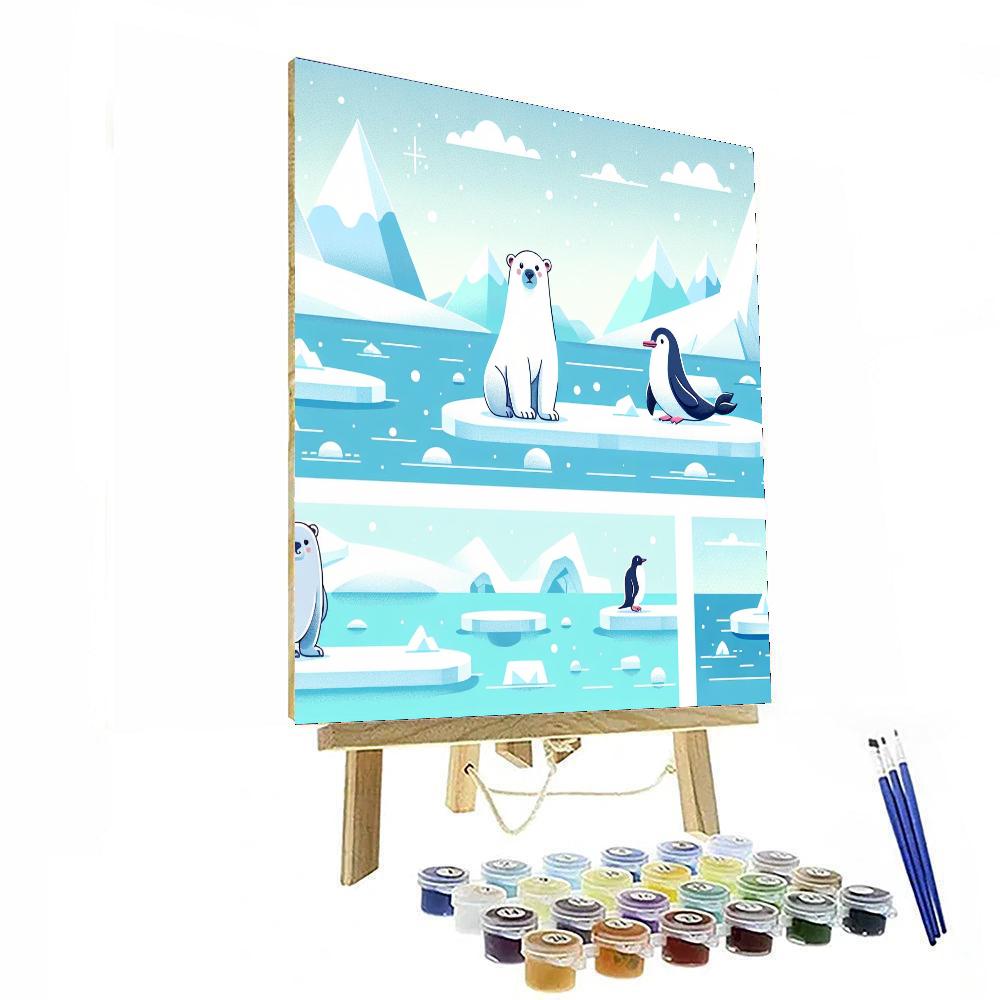 Arctic Wildlife Journey Paint By Numbers Kits
