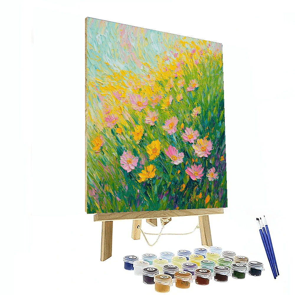 Claude Monet Inspired Summer Breeze  Paint By Color