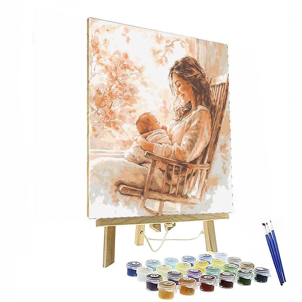 Cradled In Mother’s Love Painting Number Kit
