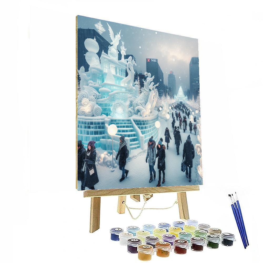 Snow & Ice Festival - Sapporo Paint By Numbers Kits