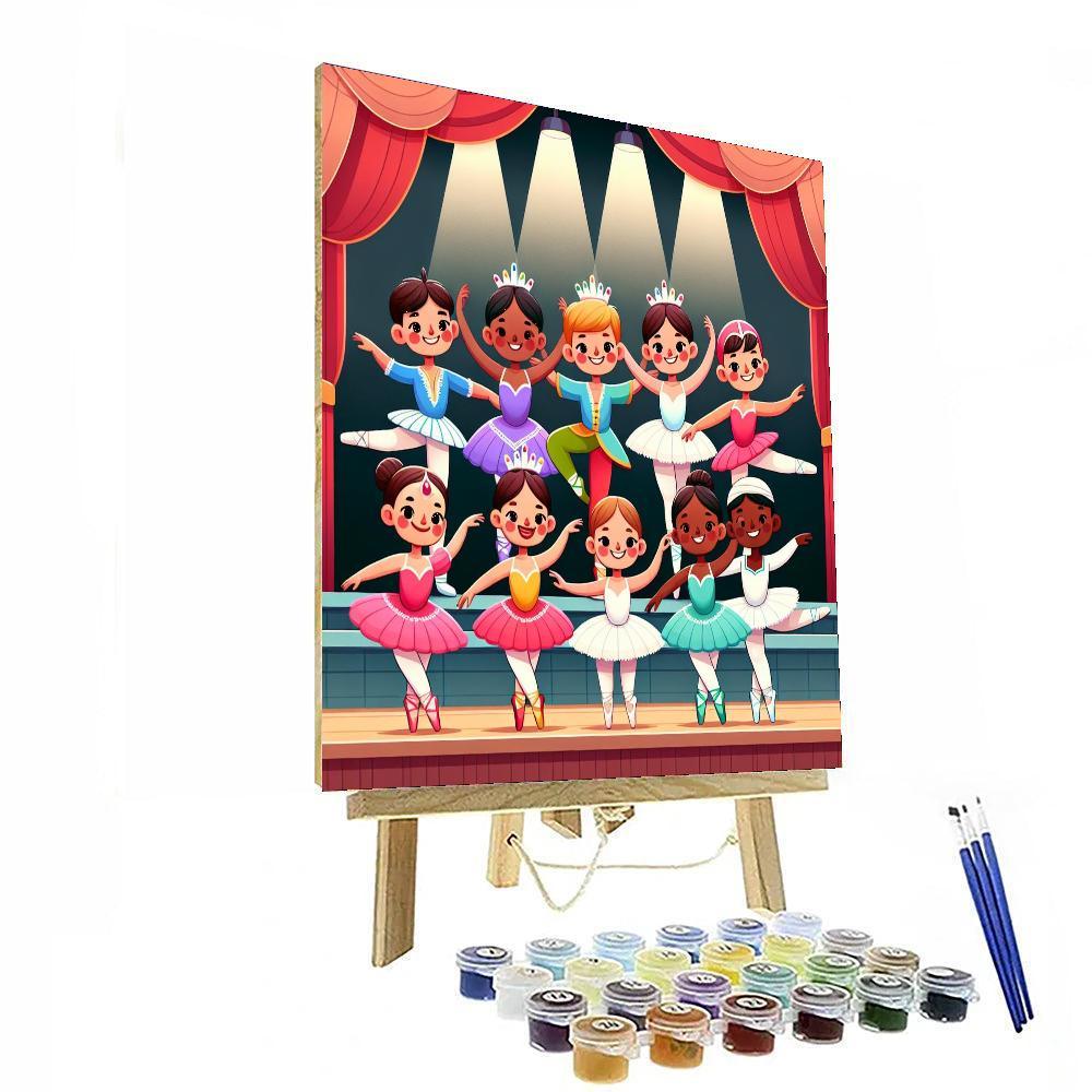 Ballet Dancers Numbered Painting Kits