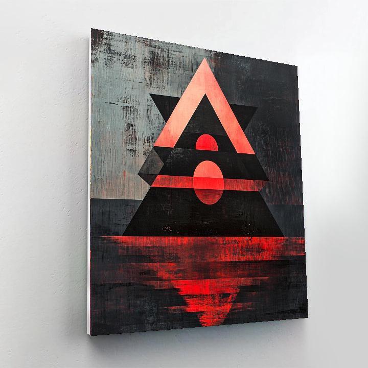 Kazimir Malevich Inspired Echoes Of Geometry  Paint By Numbers Kits