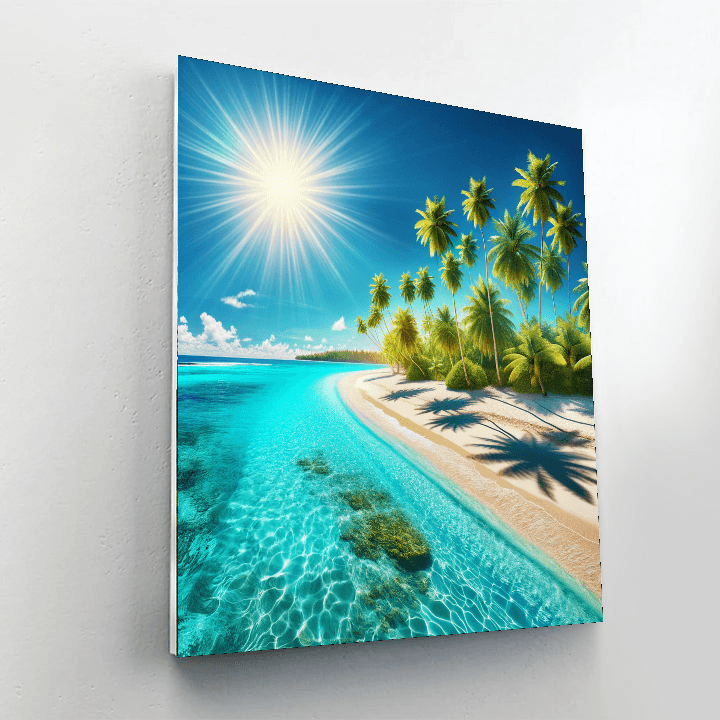 Tropical Paradise Getaway Paint By Numbers