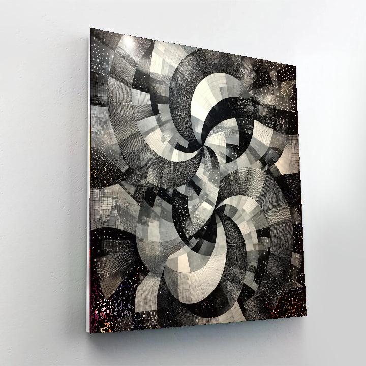 M.C. Escher Inspired Eternal Weavings  Paint By Numbers