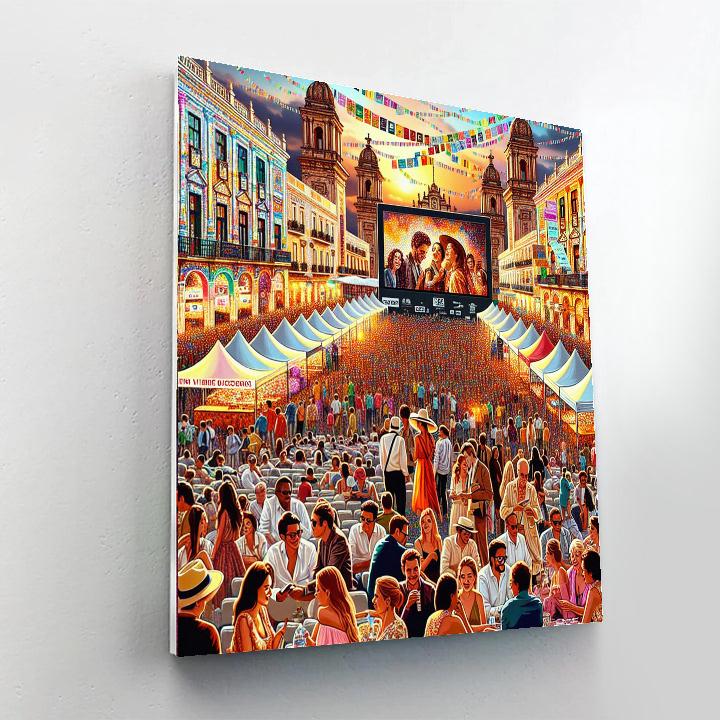 Festival Internacional De Cine De Guadalajara - Mexico Number Painting