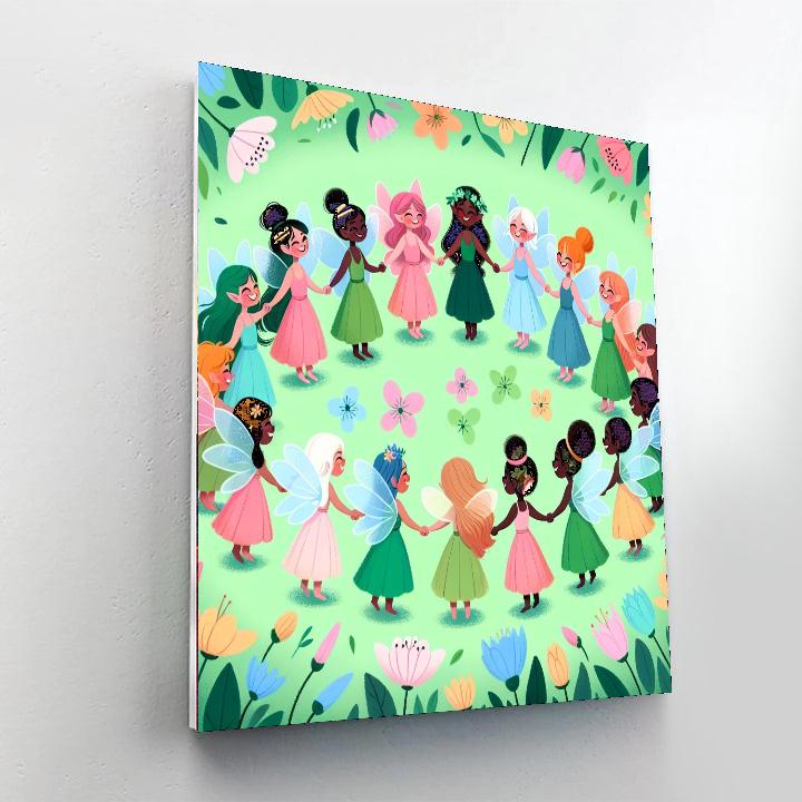 Enchanted Fairy Ring Painting By Numbers Kit