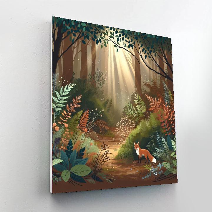 Fox's Woodland Wonder Numbered Painting Kits