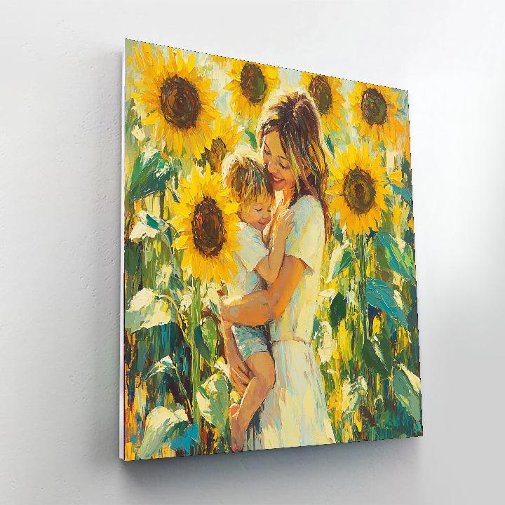 Embrace Of Joy Number Painting
