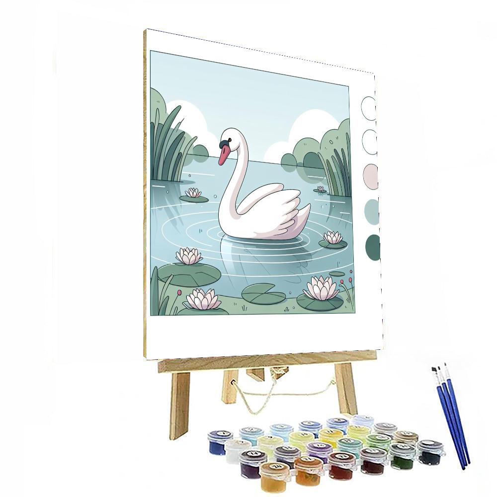 Swan's Pond Serenity Numbered Painting Kits