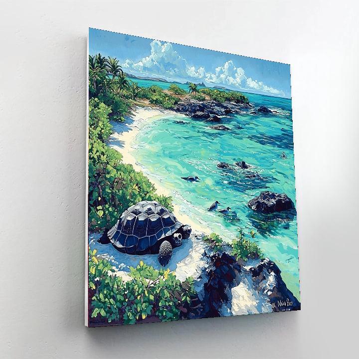 Galápagos Islands Wildlife - Ecuador Numbered Painting Kits