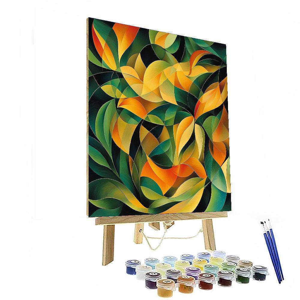 Frida Kahlo Inspired Interwoven Emotions  Numbered Painting Kits