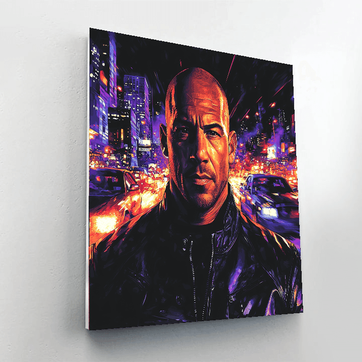 Vin Diesel: The Heart Of Family In Fast & Furious Painting Number Kit