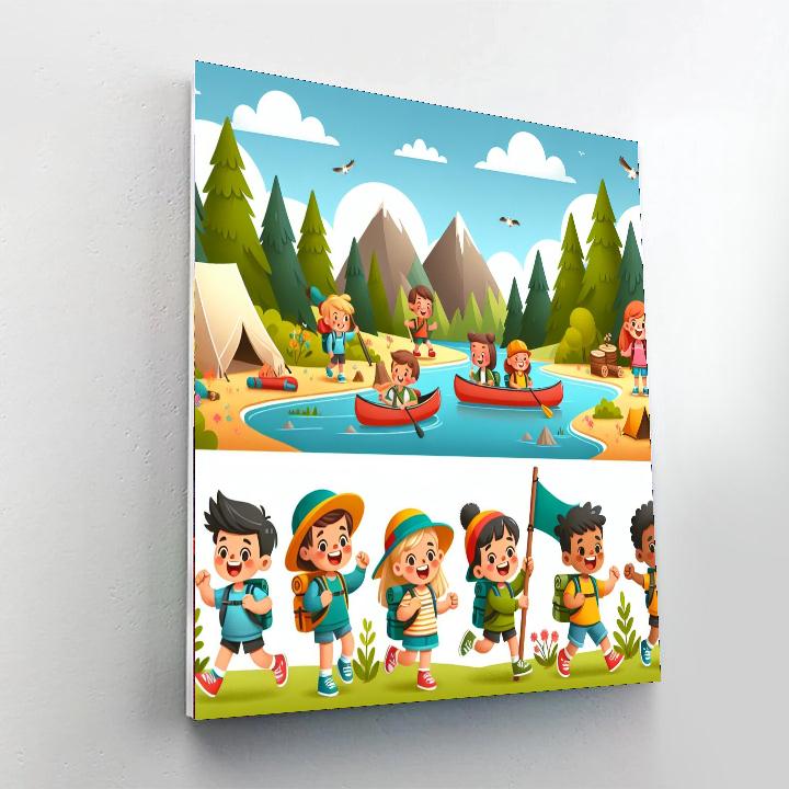 Outdoor Exploration Paint By Numbers Art