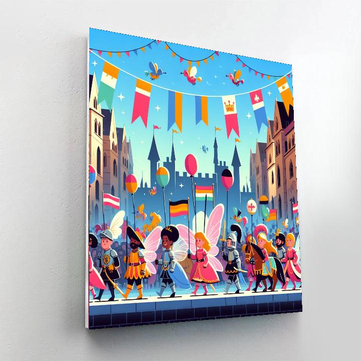 Fantasy Kingdom Festivities Painting Number Kit
