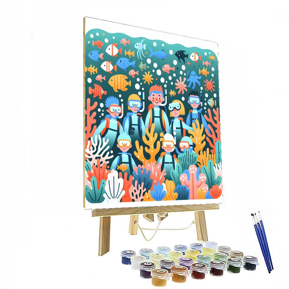 Deep Sea Explorers Paint By Numbers