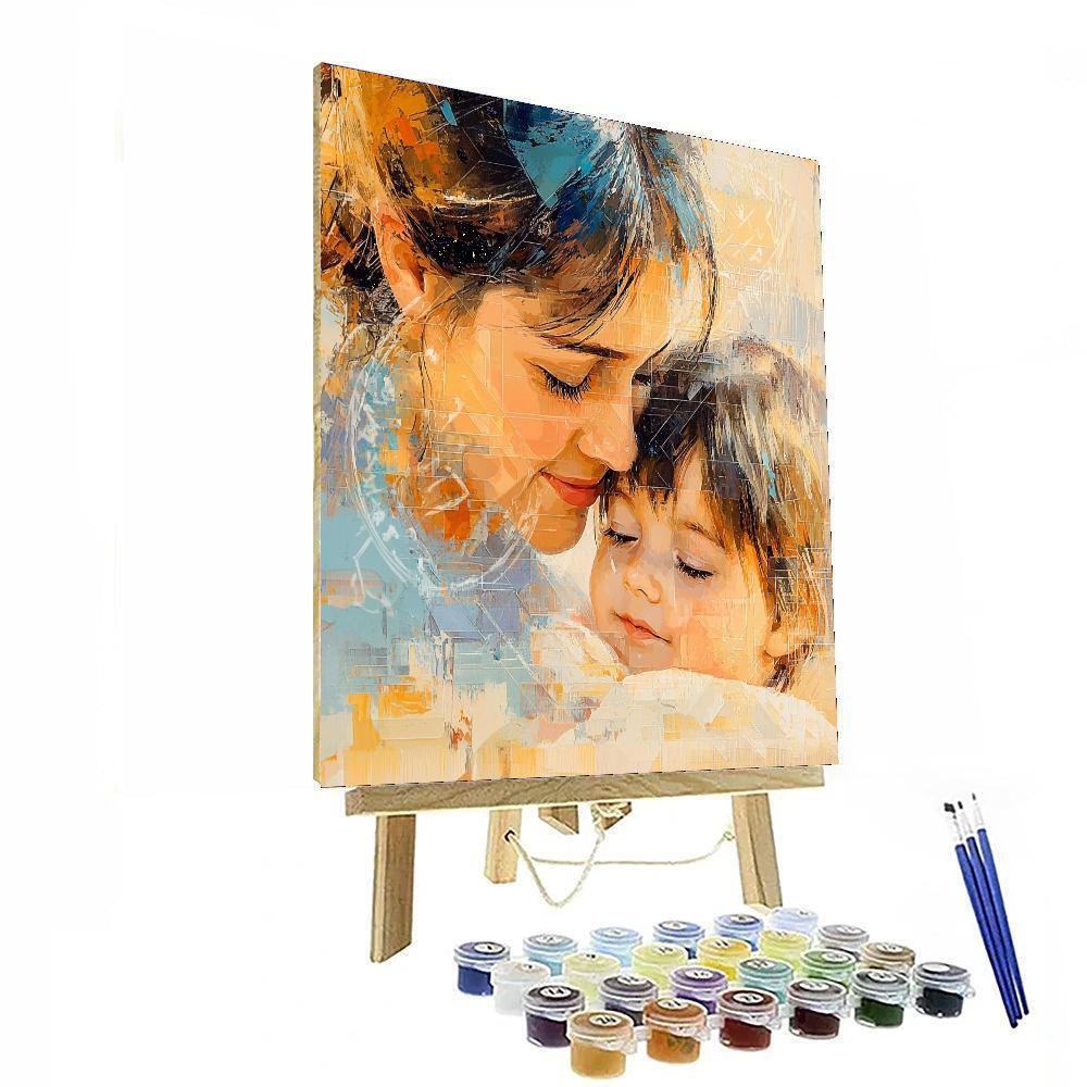Mother's Tender Touch Number Painting
