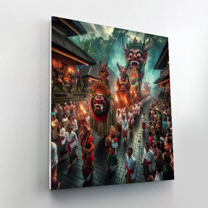 Balinese Day Of Silence Paint By Numbers