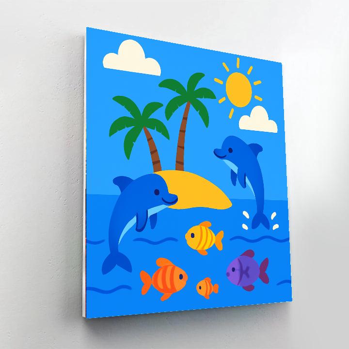 Tropical Island Hoppers Painting By Numbers Kit