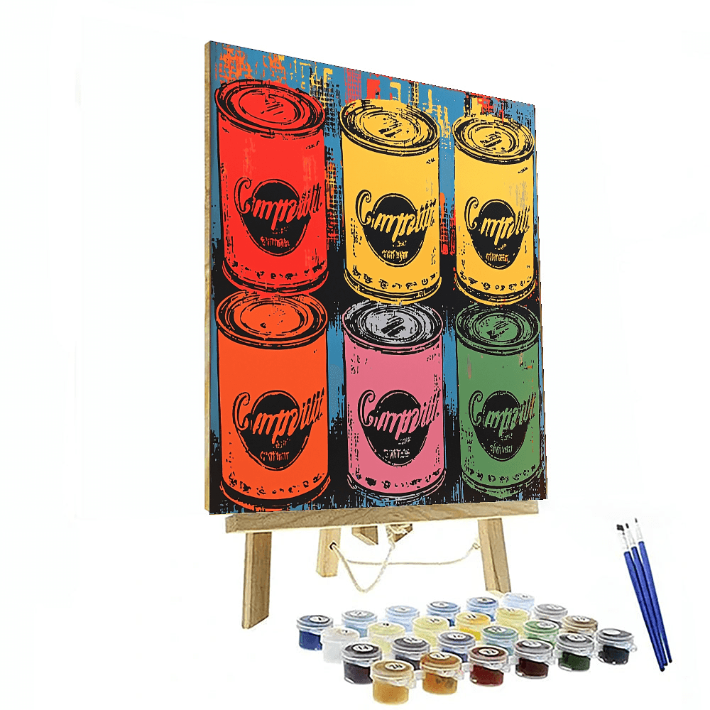 Andy Warhol Inspired Warhol's Urban Pop  Painting By Numbers Kit