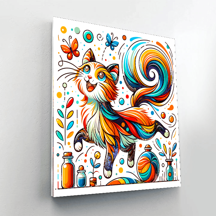 Cat Whimsy Paint By Number