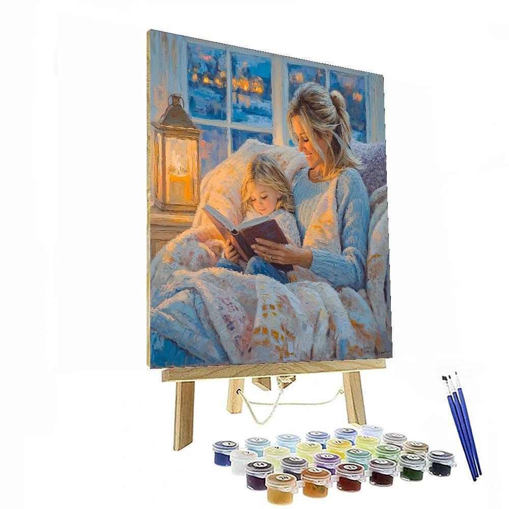 Cuddles And Storytime Paint By Numbers