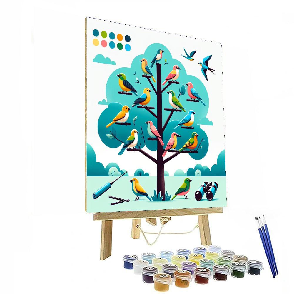 Brilliant Birdwatching Bonanza Painting Number Kit