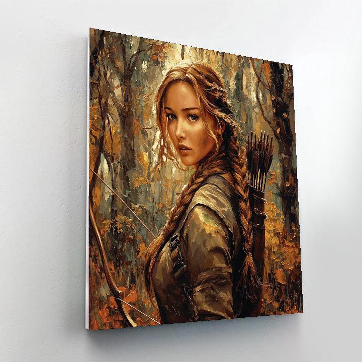 Jennifer Lawrence: Rising From The Ashes As Katniss Everdeen Paint By Numbers Kits