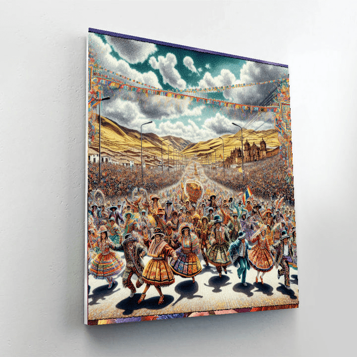 Fiesta De La Candelaria - Peru Numbered Painting Kits