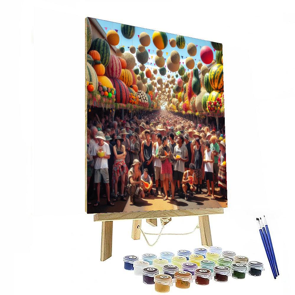 Chinchilla Melon Festival - Queensland Number Painting