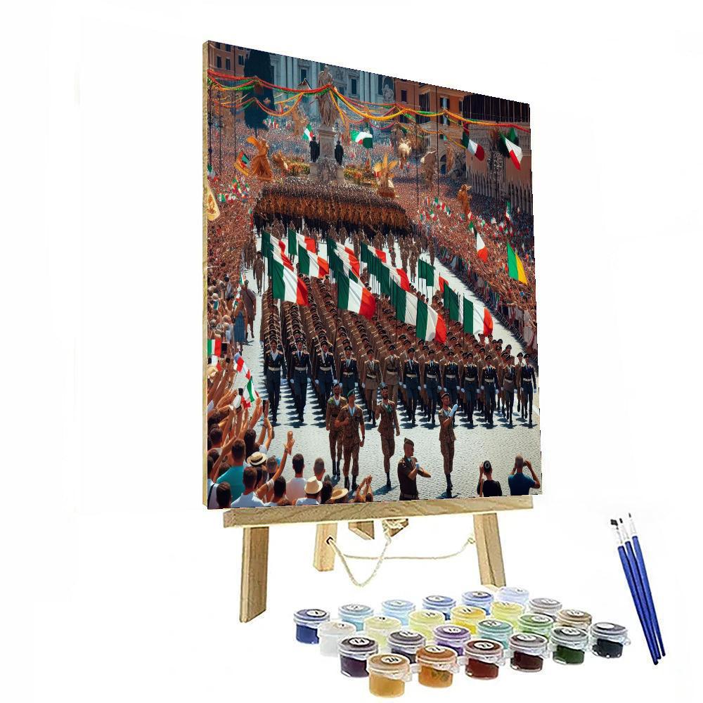 Fête De La République Paint By Color