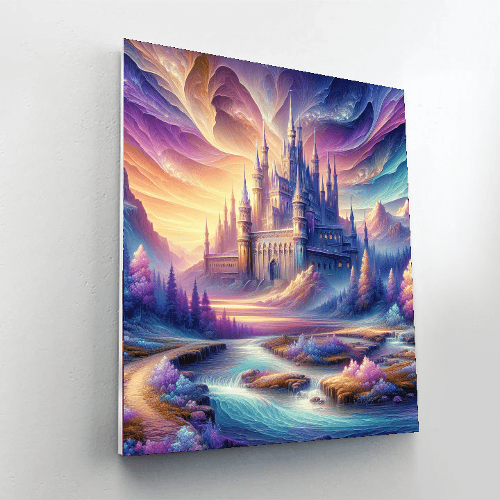 Castle Fantasy Realm Paint By Number