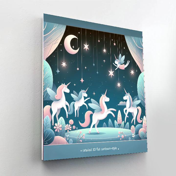 Magical Midnight Festival Painting By Numbers Kit