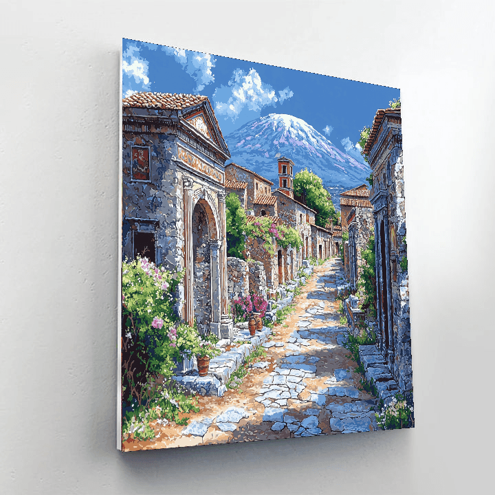 Pompeii Archaeological Park Paint By Numbers